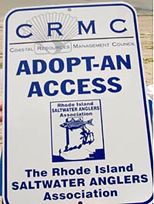 Adopt An Access sign