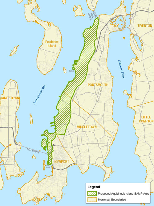 Map of SAMP area
