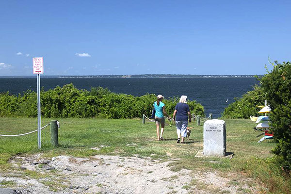 people enjoying shoreline access