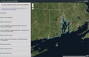 Thumbnail screenshot of the application viewe map and overlay