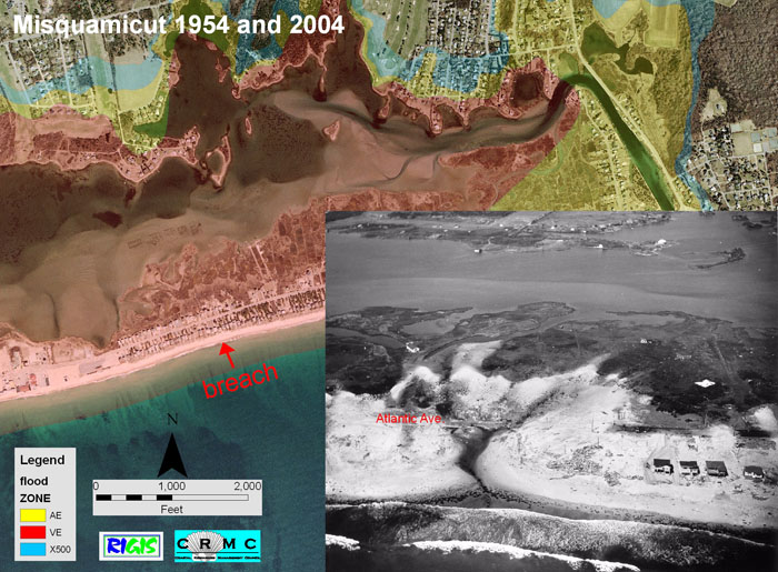 Misquamicut 1954 and 2004