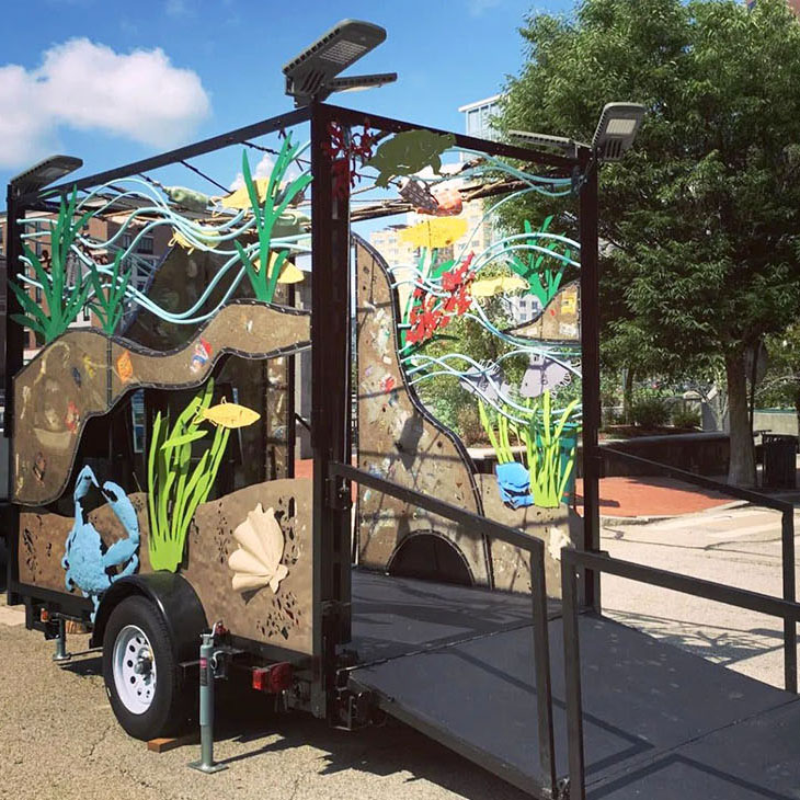 Trash trailer