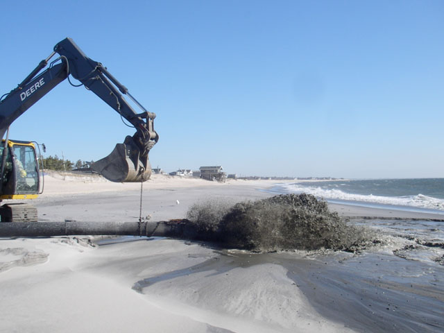 Pumping sand