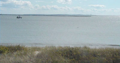 A view from Thompson’s house before Sandy