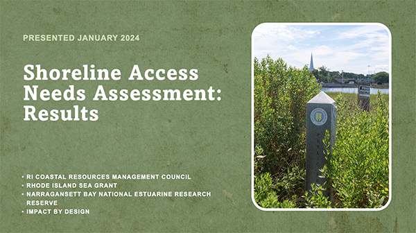 Shoreline access needs assessment presentation