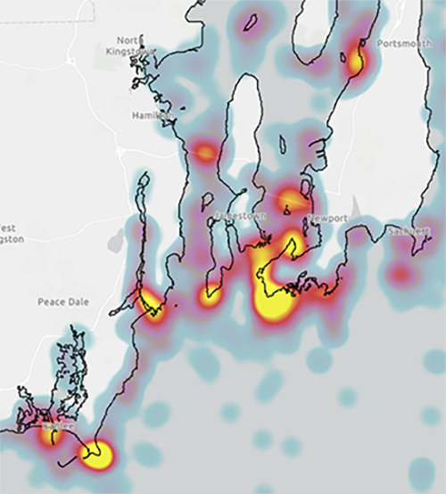 Fishing tool map