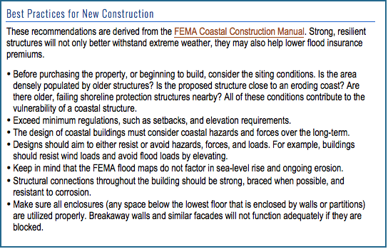 Best practices for new construction